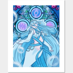 Fire Emblem Fates Azura Mermaid Posters and Art